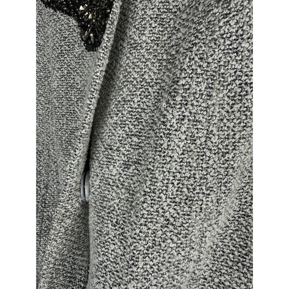 Lafayette 148 Set Embellished Boucle Snap Jacket & Skirt Tweed Sizes 12 & 14 - Picture 4 of 16